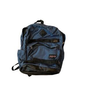 Jansport Blue and Black Multi-Pocket Daypack